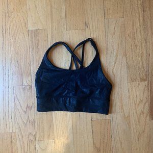 lululemon shimmer black energy bra